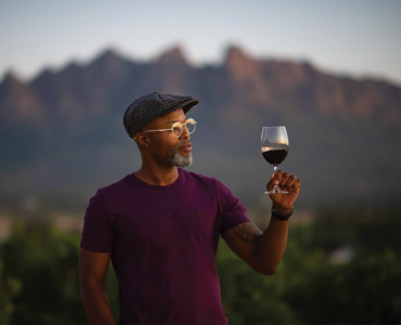GETWAY: Actor Thapelo Mokoena enjoys a great partnership with Wellington’s leading winery Bosman Family Vineyards.