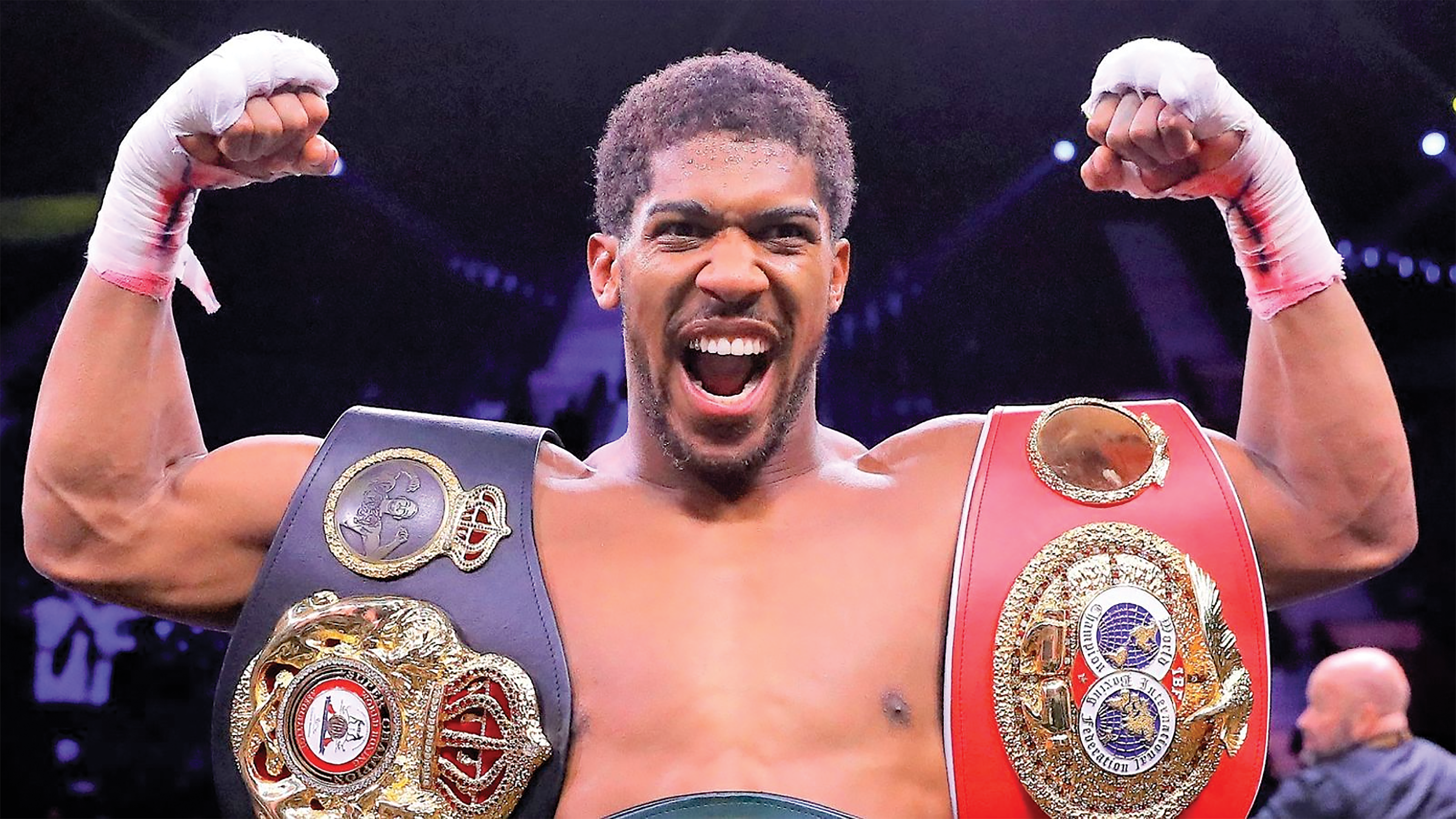 THE WINNER: Anthony Joshua