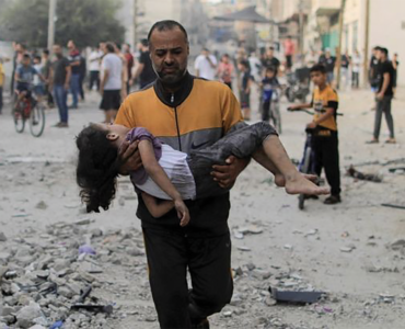 ‘END CARNAGE IN GAZA’