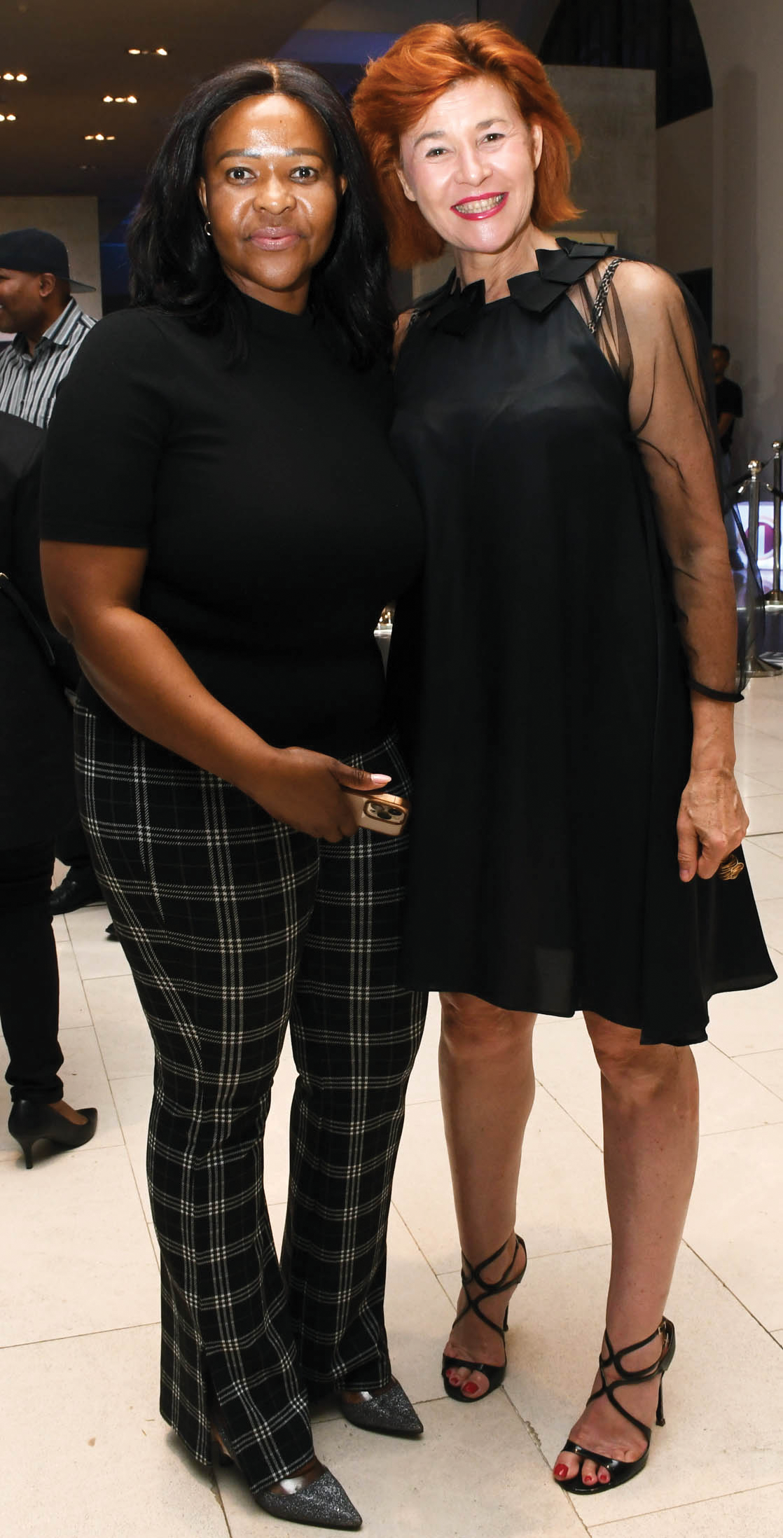 Kina Nhlengethwa and Yvette Mason