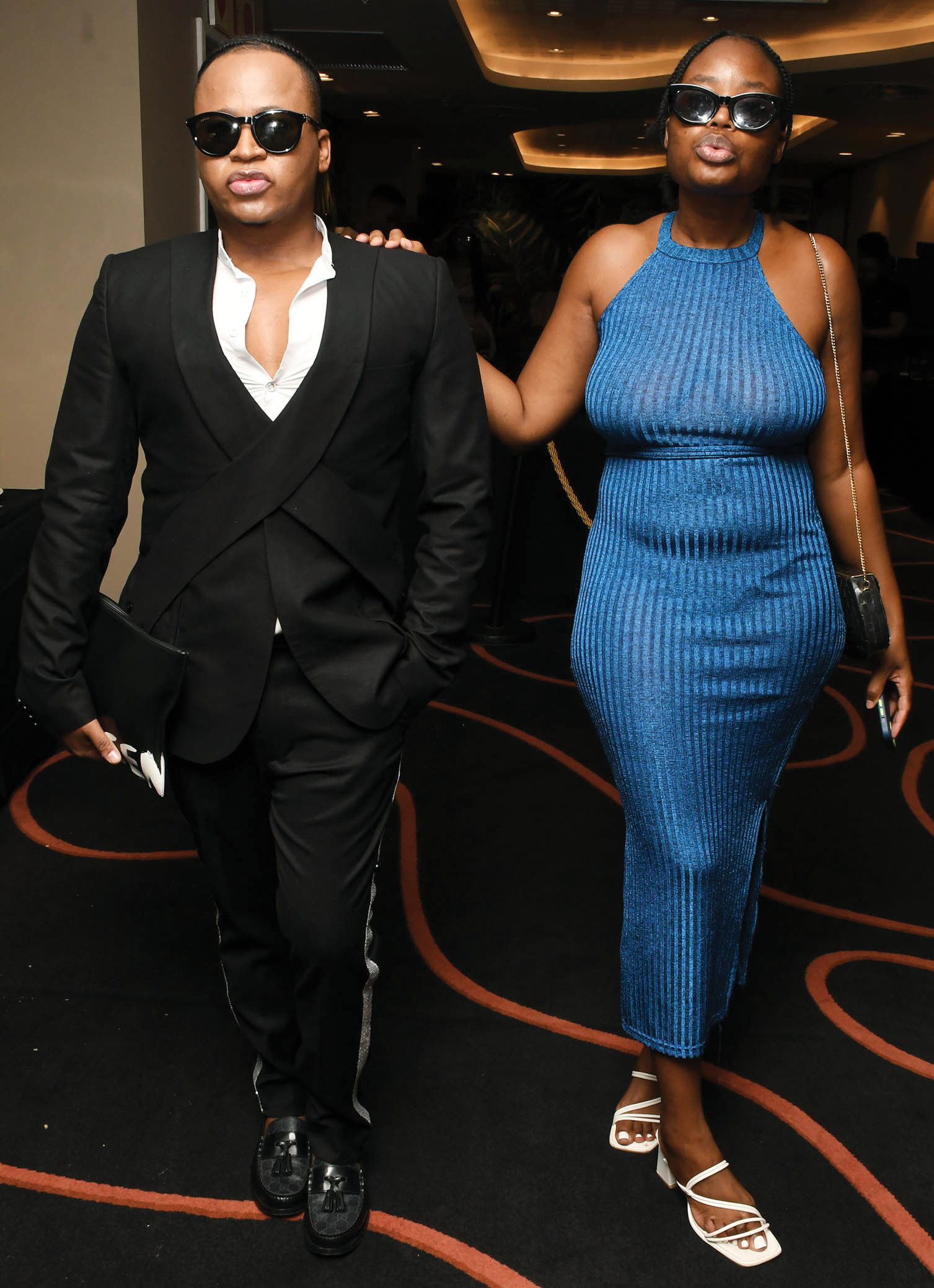 Tebogo Ramokgadi and Michelle Modika